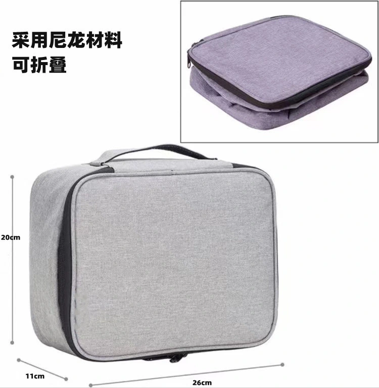 Gray Travel Carrying Case for Oculus Quest 2 Case Vr Touch Controller for Oculus Quest 2 Shell Portable EVA Storage Bag Game Box