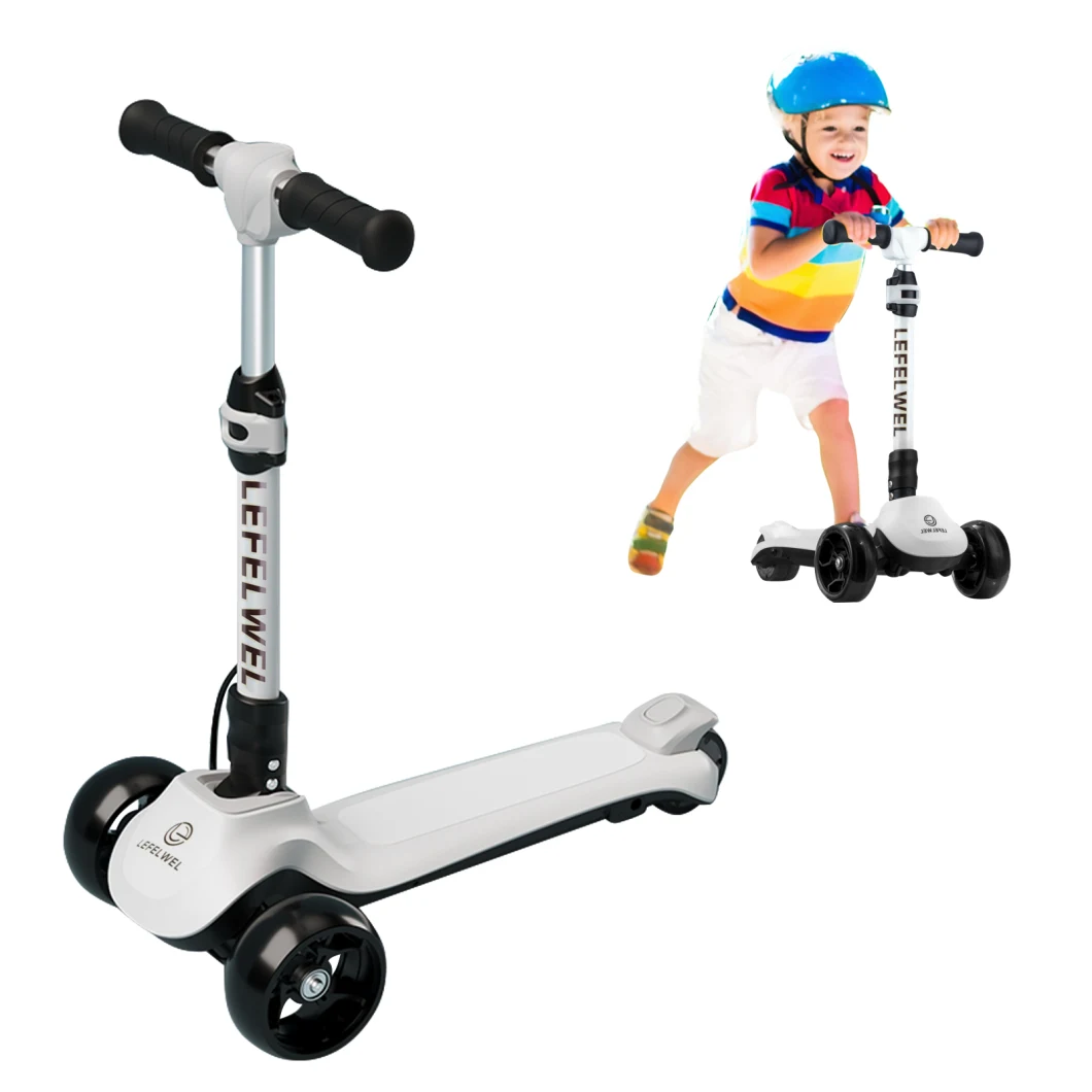 Foldable Kids Electric Scooter Easy Carry Children Outdoor Play Toy Scooter