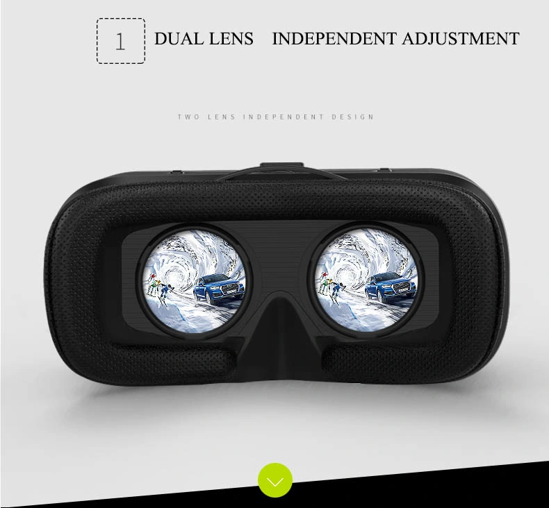 2022 New Product Virtual Reality Shinecon Video Glasses Headset 3D Vr Glasses Case Box for Google Cardboard Smart