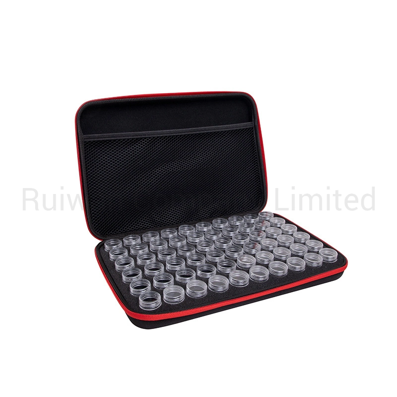 Wholesale Portable EVA Essential Oil Bottle Carring Bag for 63 Bottles 1~3ml