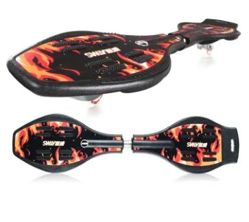 Vente chaude deux roues Snake Skateboard Land Surfboard Wave Board Prix