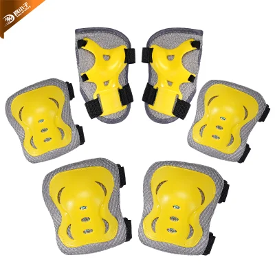 Prix ​​pas cher Bonne Qualité Enfants Style Petite Taille Moyenne 6 Pack Genouillères Ensembles Protecteur De Protection Gears